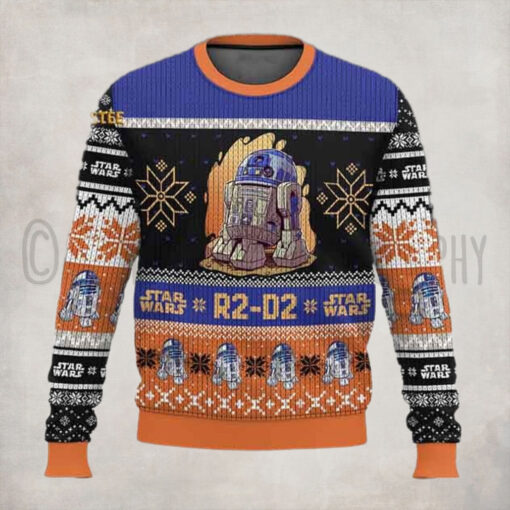 Star Wars R2D2 Christmas Holiday Ugly Sweater