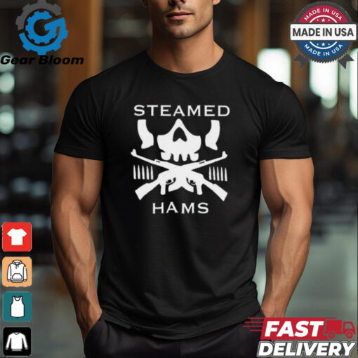 Steamed Hams Skull Guns Shirt