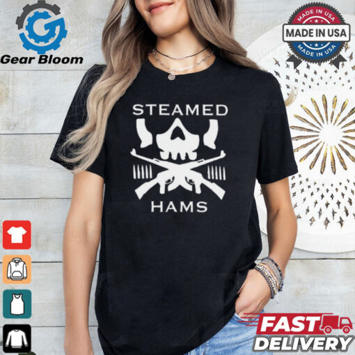 Steamed Hams Skull Guns Shirt