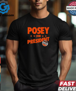 Steven Leandres Posey For President Sfgiants t shirt