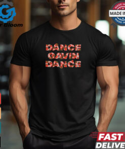 Strawberry Pattern Black T Shirt