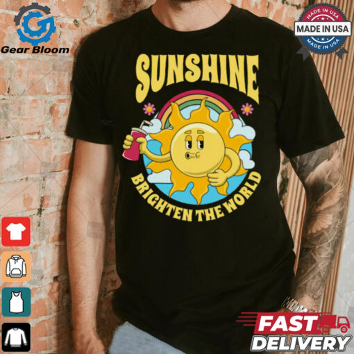 Sunshine brighten the world   dark T Shirt