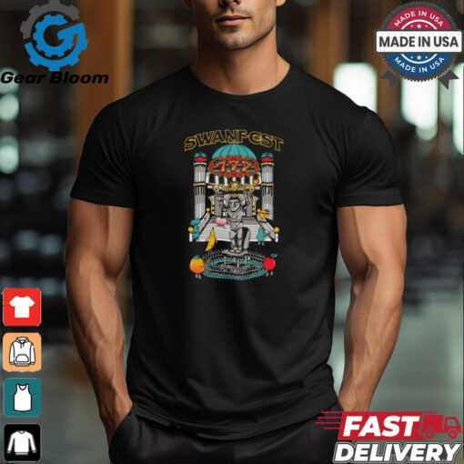 Swanfest Rocky Gavin Black   Tee shirt