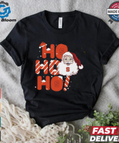 Syracuse Orange Ho Ho Ho Santa Claus Christmas shirt