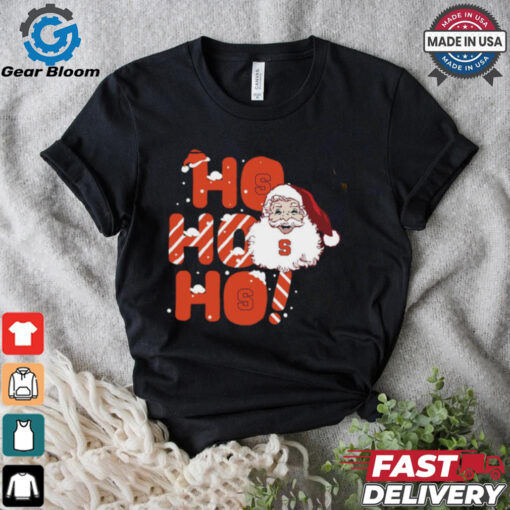 Syracuse Orange Ho Ho Ho Santa Claus Christmas shirt