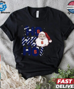 Syracuse Orange Ho Ho Ho Santa Claus Christmas t shirt