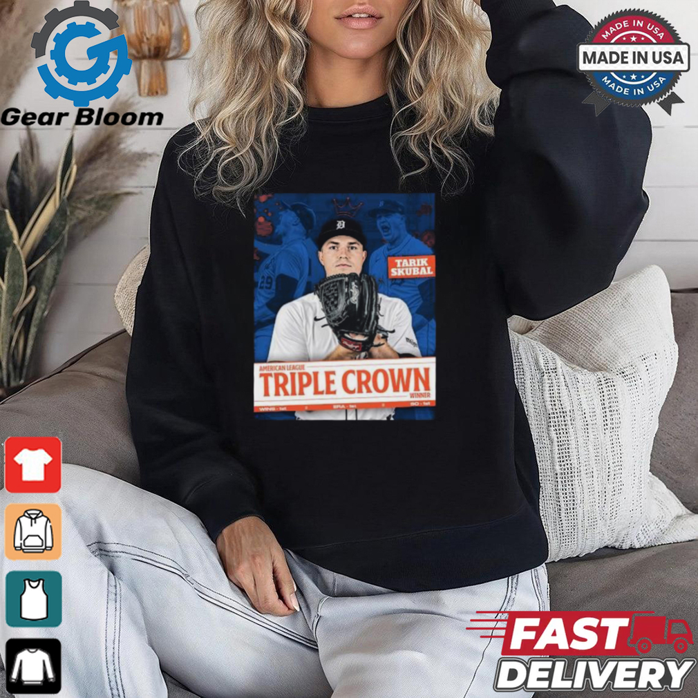 Tarik Skubal American League Triple Crown Winner Shirt Tarik Skubal American League Triple Crown Winner Shirt