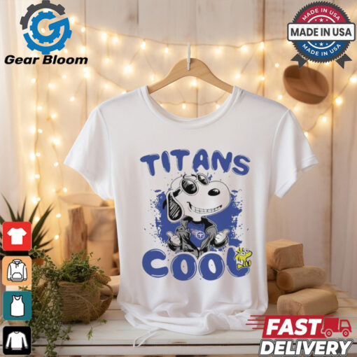 Tennessee Titans NFL Team Snoopy Joe Cool T Shirt