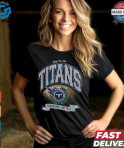 Tennessee Titans Stoney Clover Lane x '47 Black Glitter Rocker Retro Tubular T Shirt