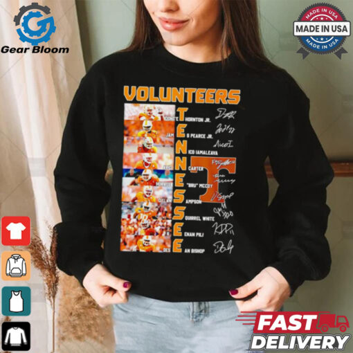 Tennessee Volunteers name and signature photo shirt