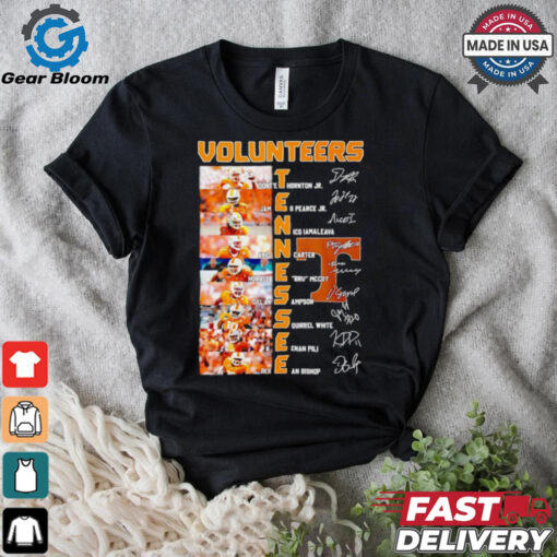 Tennessee Volunteers name and signature photo shirt