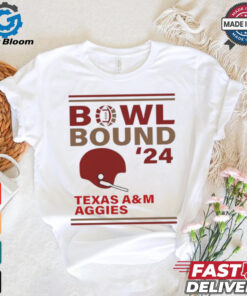 Texas A&M Aggies 2024 Bowl Bound Helmet Shirt