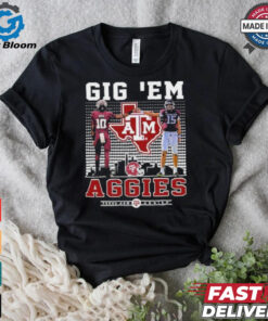 Texas A&M Aggies Marcel Reed And Conner Weigman Gig ‘Em Aggies Shirt