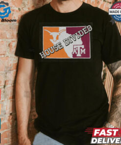 Texas A&M vs Texas House Divided T Shirt