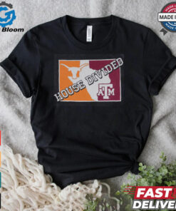 Texas A&M vs Texas House Divided T Shirt