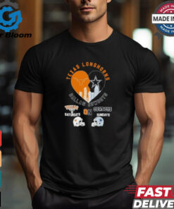 Texas Longhorns On Saturdays X Dallas Cowboys On Sundays Heart Skyline Shirt