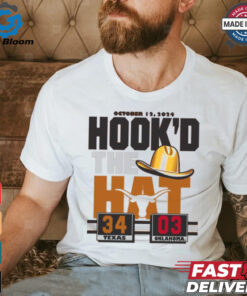 Texas Longhorns Red River Rivalry Hook’d The Hat 34 3 Score Shirt