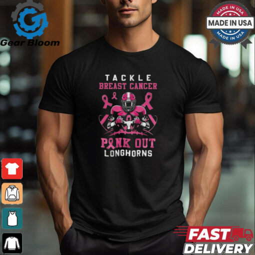 Texas Longhorns – Tackle Breast Cancer Shirt