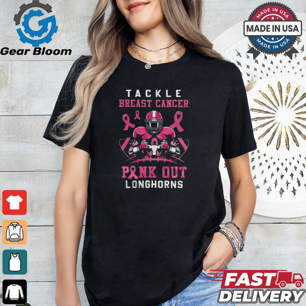 Texas Longhorns – Tackle Breast Cancer Shirt Texas Longhorns – Tackle Breast Cancer Shirt