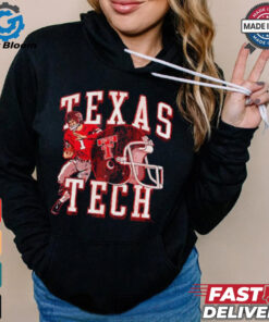 Texas Tech Helmet and player number 1 shirt