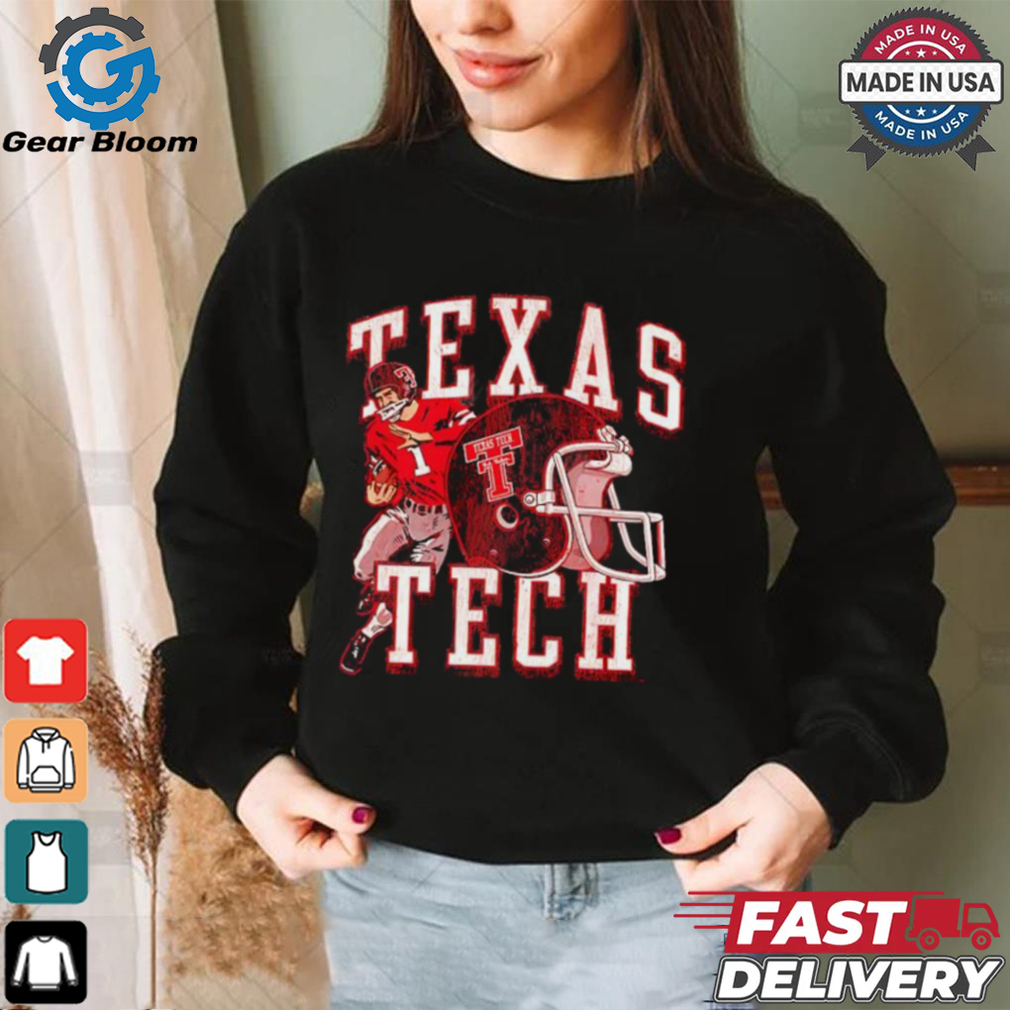 Texas Tech Helmet and player number 1 shirt Texas Tech Helmet and player number 1 shirt