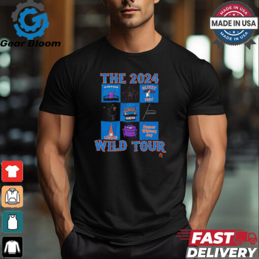 The 2024 Wild Tour #LFGM The King Of Queens, OMG Home Run New York Mets t shirt
