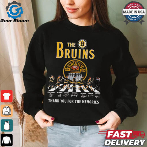 The Bruins 100 years 1924 2024 Centennial players Shirt