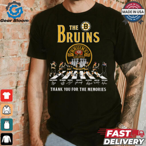 The Bruins 100 years 1924 2024 Centennial players Shirt