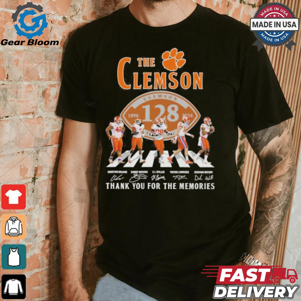 The Clemson Tigers Abbey Road 128th Anniversary 1896 2024 Shirt The Clemson Tigers Abbey Road 128th Anniversary 1896 2024 Shirt