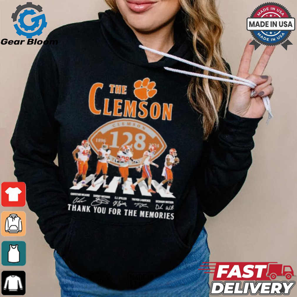 The Clemson Tigers Abbey Road 128th Anniversary 1896 2024 Shirt The Clemson Tigers Abbey Road 128th Anniversary 1896 2024 Shirt