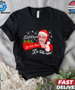 The Dude Santa let it snow le tits now shirt