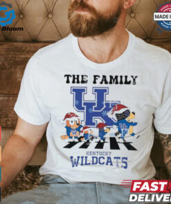 The Family Bluey Abbey Road Kentucky Wildcats Christmas 2024 shirt