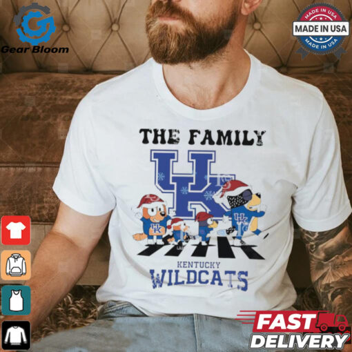 The Family Bluey Abbey Road Kentucky Wildcats Christmas 2024 shirt