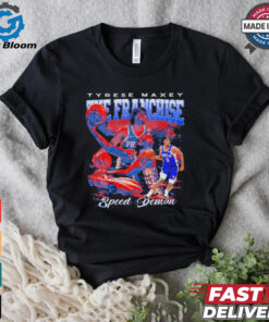 The Franchise Tyrese Maxey speed demon 76ers bootleg shirt