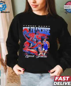 The Franchise Tyrese Maxey speed demon 76ers bootleg shirt