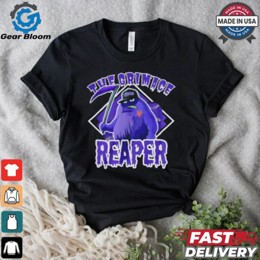 The Grimace Reaper Queens baseball parody MLB shirt