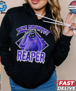 The Grimace Reaper Queens baseball parody MLB shirt