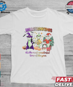 The Grinch Hallothanksmas it’s the most wonderful time of the year Christmas shirt