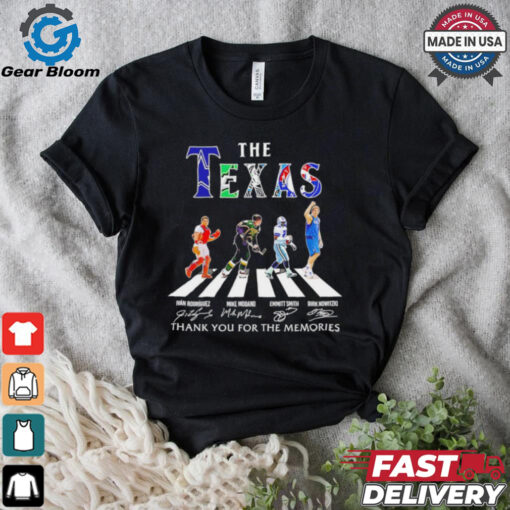 The Legends Texas sports teams thank you for the memories shirt