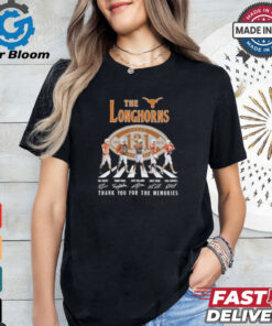 The Longhorns Abbey Road 2024 Thank You For The Memories Signatures Shirt