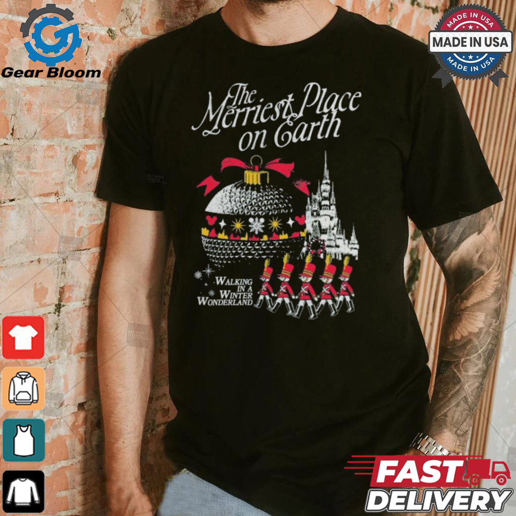 The Merriest Place On Earth Walking In A Winter Wonderland Disney Lead Soldier Christmas T shirts The Merriest Place On Earth Walking In A Winter Wonderland Disney Lead Soldier Christmas T shirts