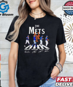 The New York Mets Abbey Road Nimmo Lindor Diaz And Alonso Shirt