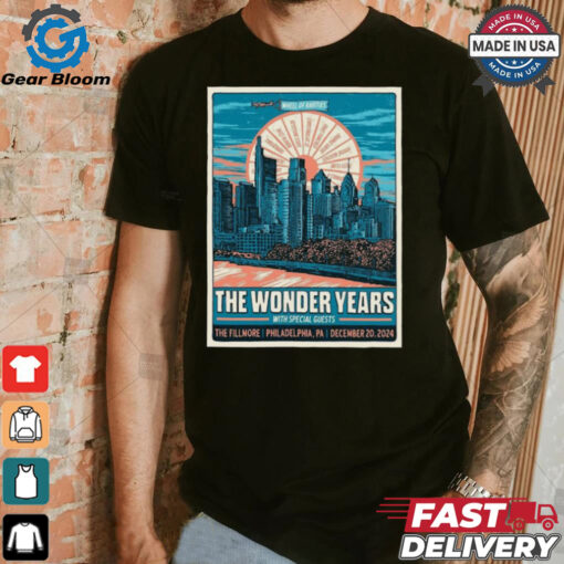 The Wonder Years The Fillmore Philadelphia, PA December 20 2024 Poster Shirt