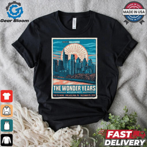 The Wonder Years The Fillmore Philadelphia, PA December 20 2024 Poster Shirt