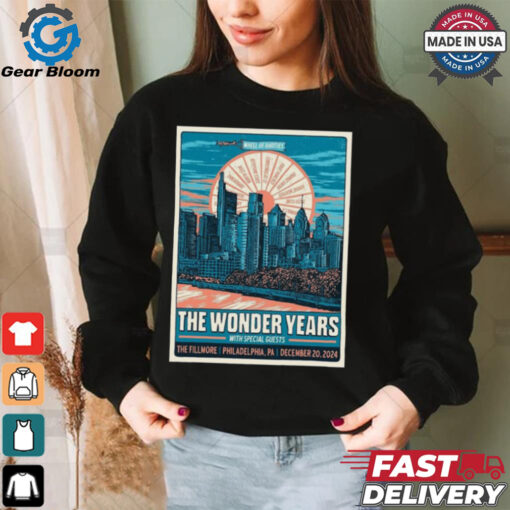 The Wonder Years The Fillmore Philadelphia, PA December 20 2024 Poster Shirt