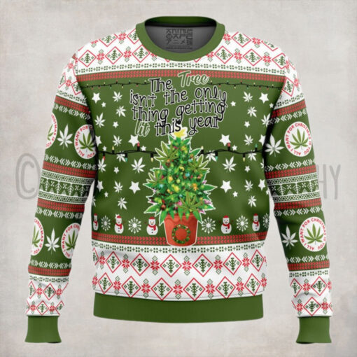 The tree isn’t the only thing getting this year Ugly Sweater