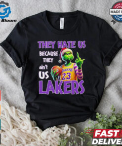 They Hate Us Because They Ain’t Us Grinch X Los Angeles Lakers Christmas Shirt