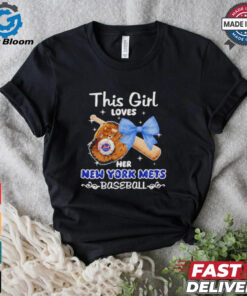 This girl loves her New York Mets baseball shirt