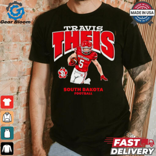 Travis Theis South Dakota Coyotes cartoon shirt