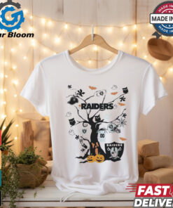 Tree Halloween Las Vegas Raiders NFL Team 2024 Shirt